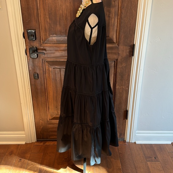 Chico’s Black Label Ruffled Tier Dress - Picture 4 of 7